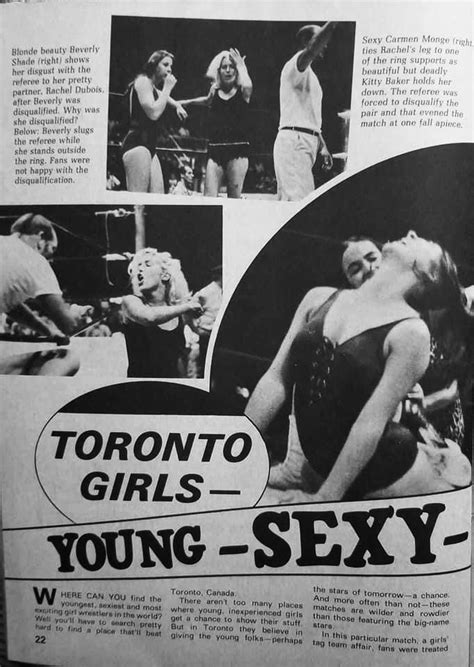 Inside Wrestling Magazine May 1972 Women S Wrestling Toronto Girls Wrestling