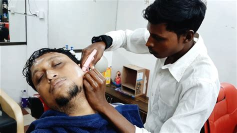 Vikram Barber Is Back Again Amazing Ear Cleaning Intense Head Massage With Neck Cracking Youtube