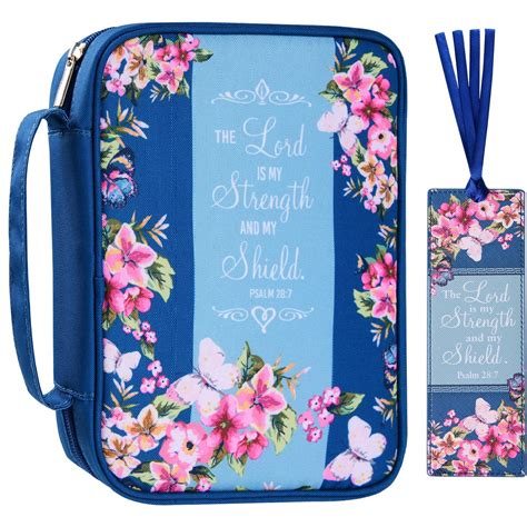 Floral Bible Cover Case With Scripture Carrying Church Bag Etsy Australia