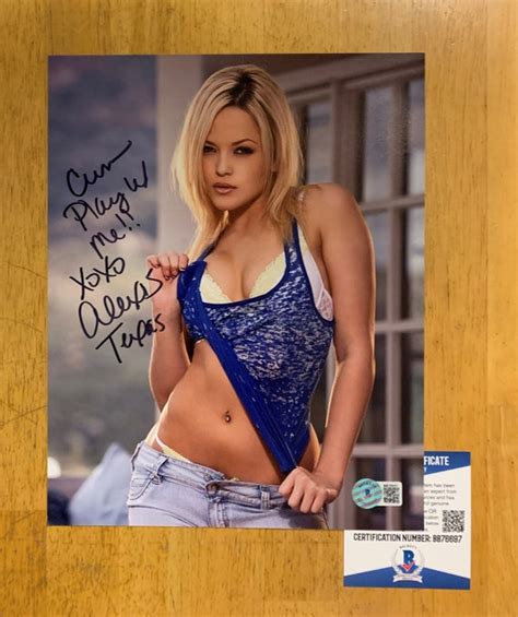 Signed X Photograph Of Alexis Texas Adult Etsy