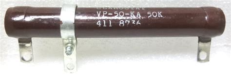 Vp50ka 50k Clarostat Wirewound Resistor Adjustable 50k Ohm 50w