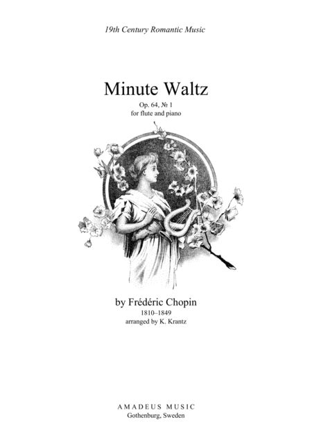 Minute Waltz Op 64 No 1 For Flute And Piano Arr Amadeus Music
