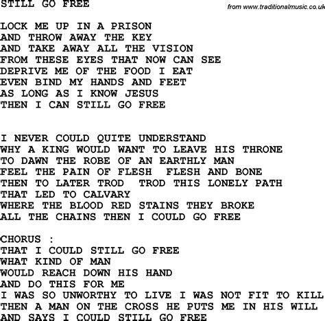 Gospel Song Lyrics Free Printable Free Printable