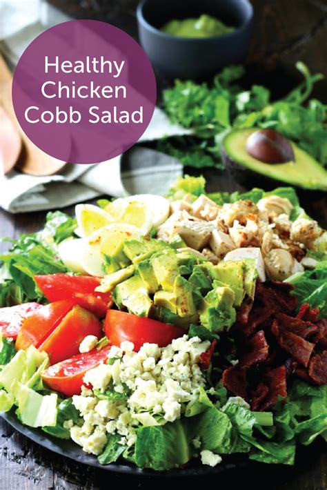 Healthy Chicken Cobb Salad | Recipe | Healthy, Easy healthy salad, Easy healthy recipes