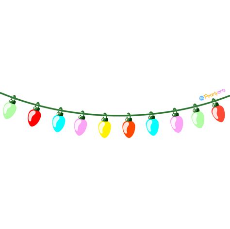 Free Christmas Lights Clipart Pictures Clipartix Christmas Clip