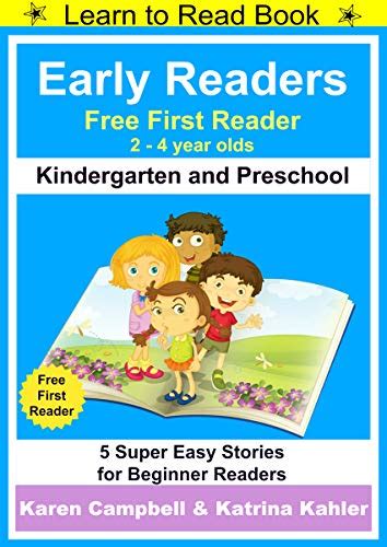 Early Readers Learn To Read Book Kindergarten And Preschool First