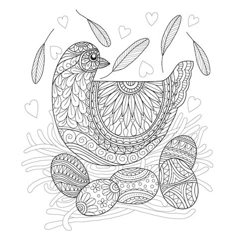 Premium Vector Hand Drawn Hen And Egg