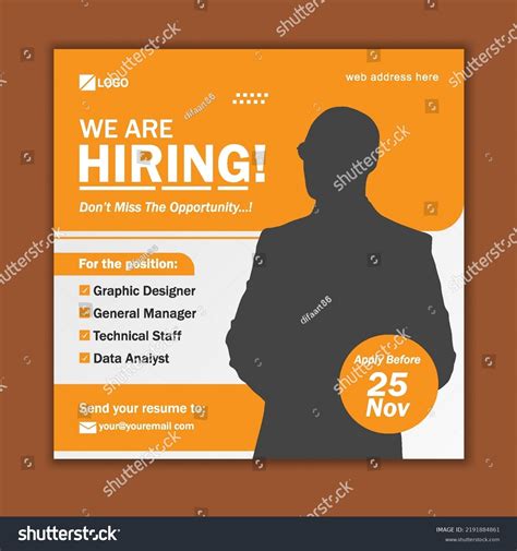 recruitment advertising template recruitment poster job stock vector royalty free 2191884861