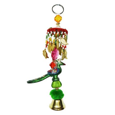 sng multicolor shrinath art gallery meena peacock jhumar hanging for home at rs 90 piece in jaipur