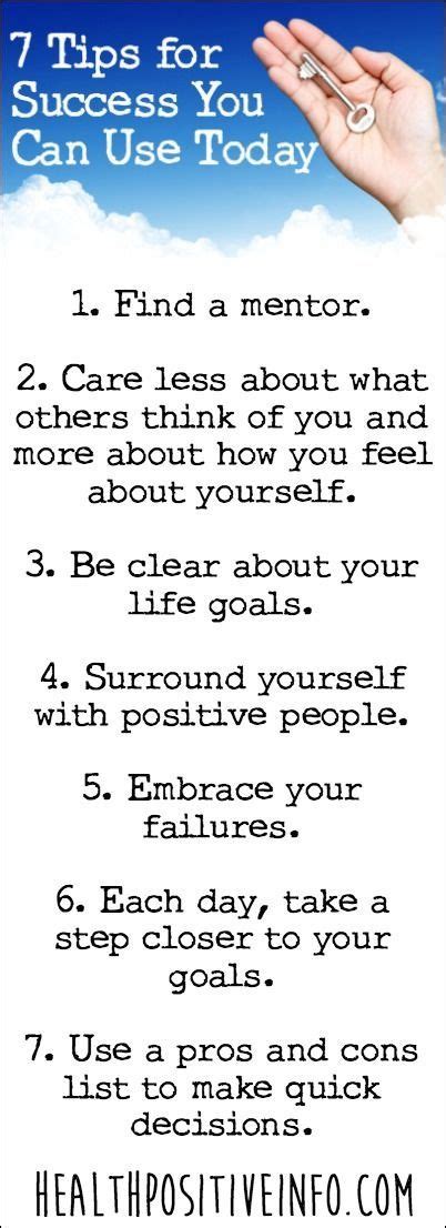 Self Improvement Tips 7 Tips For Success You Can Use Today Pictures