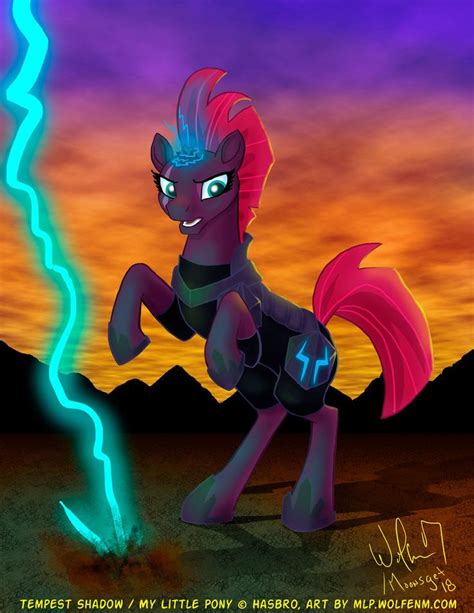 Mlp Tempest Shadow By Wolfenm Shadow Art Contest Tempest