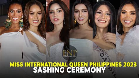 Miss International Queen Philippines Sashing Ceremony And Press Presentation YouTube