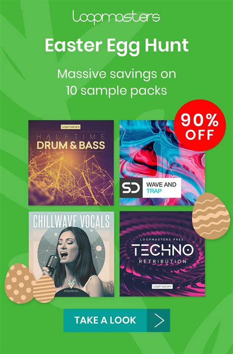 But this was the closest thing i could find. Save 90% on 10 sample packs at Loopmasters 2020 Easter Egg ...