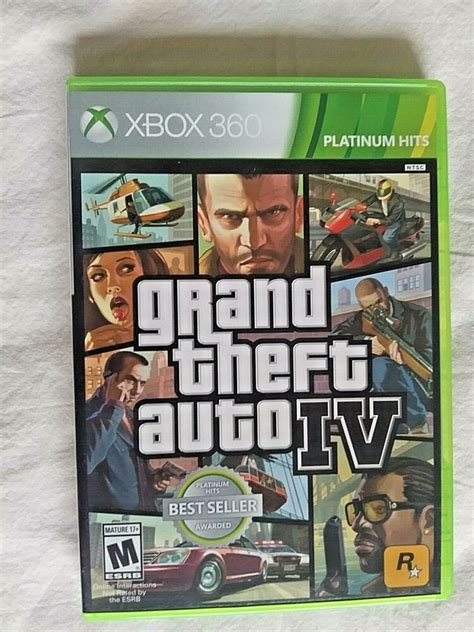 Xbox 360 Grand Theft Auto Iv Gta Video Game Rock Star
