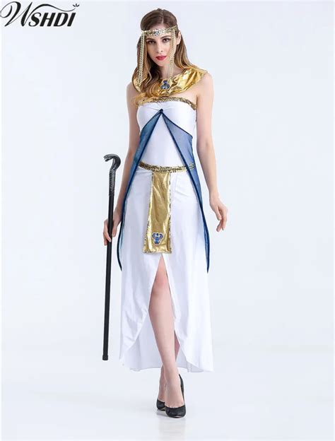 Buy Queen Of The Nile Adult Egyptian Cleopatra Costume For Ladies S Fancy
