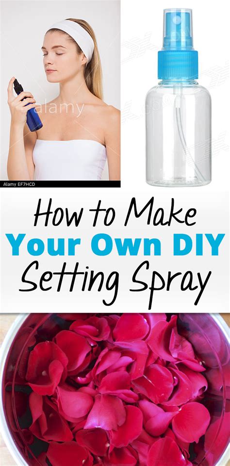 How To Make Diy Setting Spray