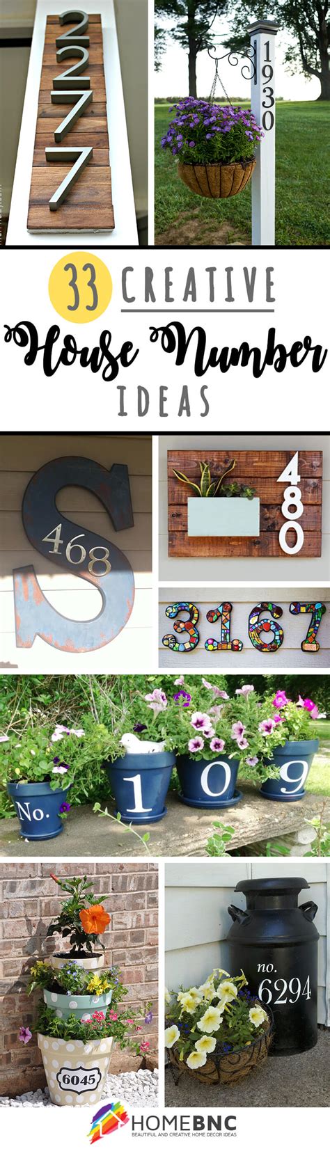 33 Best Creative House Number Ideas And Designs For 2020