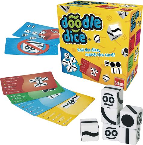 Goliath Doodle Dice The Exciting Dice Game From 4 Years Toptoy