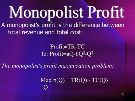 Ppt Ch 11 Monopoly And Monopsony Powerpoint Presentation Free