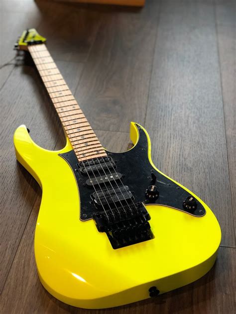 Yellow Electric Guitar Ibanez