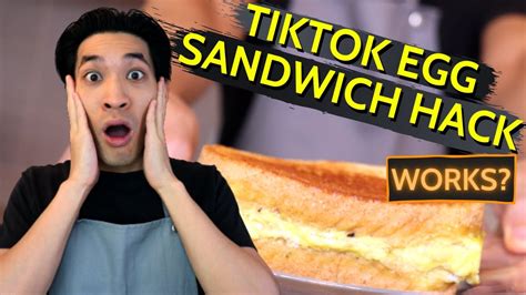 Testing The One Pan Breakfast Egg Sandwich Hack Tiktok Breakfast