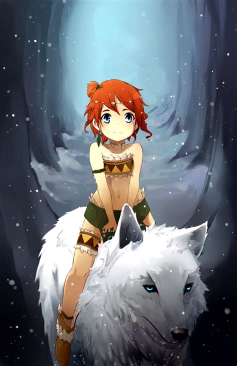 She is based off of the big bad wolf. Commission: Wolf under the snow by Luky-Yuki on DeviantArt