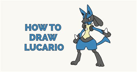 Learn how to draw mega lucario pokemon leave the comments for your request about the news lesson! How to Draw Lucario Pokémon - Really Easy Drawing Tutorial