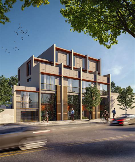 Architectural Render West Melbourne Modern Dwellings On Behance
