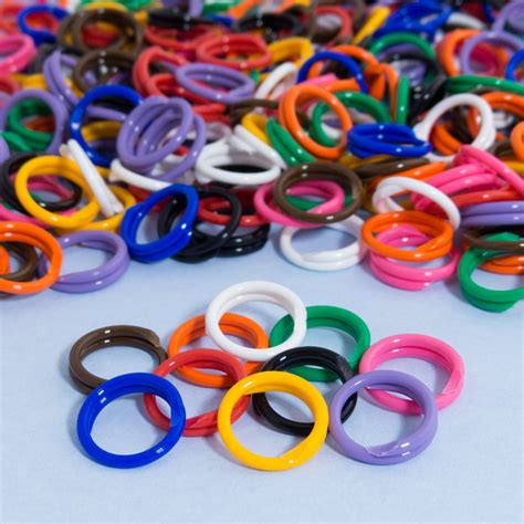 100 Pack Spiral Chicken Poultry Leg Bands Rings 11 1116 Size Mixed Colors 100 Walmart