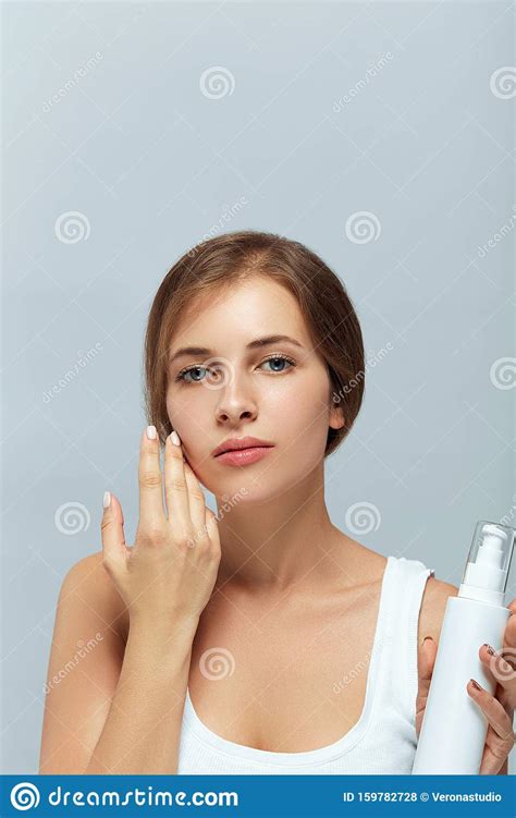 Beauty And Spa Concept Beautiful Young Woman With Clean Fresh Skin