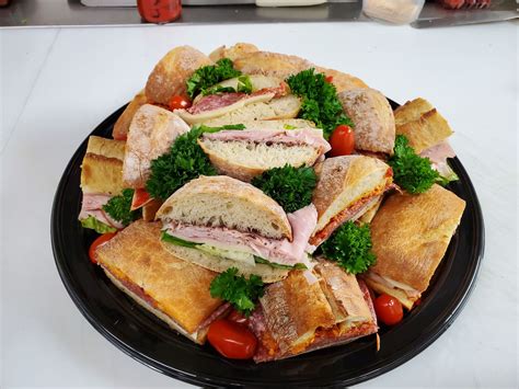 Artisan Italian Meat Sandwich Platter Vinces Market With 4