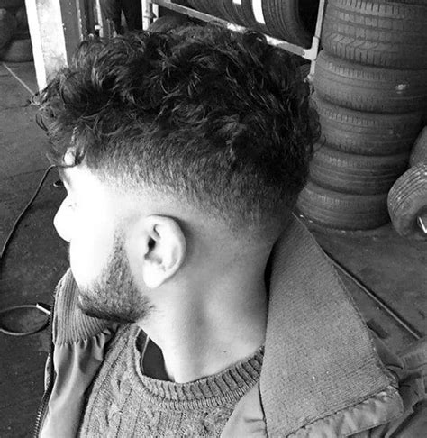 You can select pixie cut with short white hairstyle, which includes pointed hairs, straight hairs, curly hairs or trimmed hairs. 25 Curly Fade Haircuts For Men - Manly Semi-Fro Hairstyles