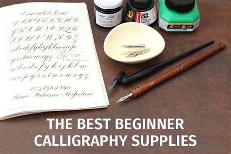 The Best Calligraphy Pens And Inks For Beginners Calligraphy Supplies