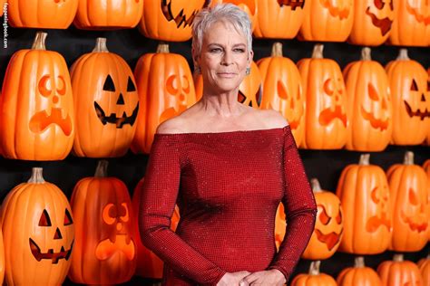 Portrait Of American Actress Jamie Lee Curtis As She
