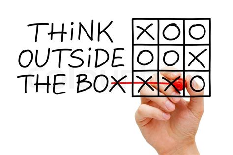 This phrase often refers to novel, creative and smart thinking. Why You Can't Think Out Of the Box - And What to Do ...