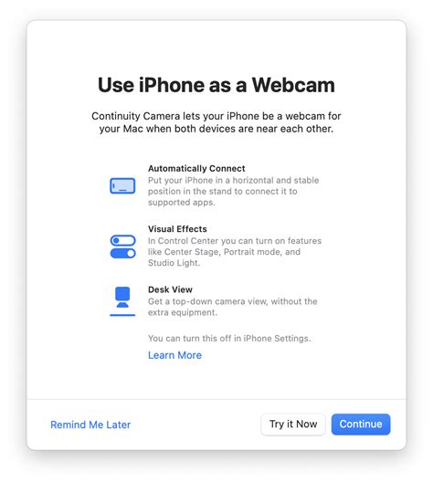 How To Use Your Iphone As A Webcam With Continuity Camera In Macos Ventura The Mac Security Blog