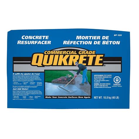 Quikrete Concrete Resurfacer 18kg | The Home Depot Canada