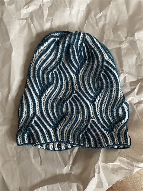 I Finally Finished My First Brioche Knitting Project It Took About