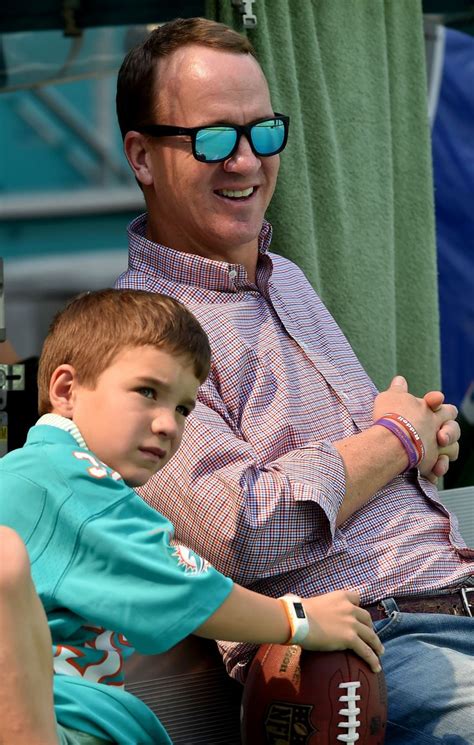 30 Photos Of Peyton Mannings Son Marshall Experiencing The Nfl