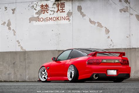Nissan 180sx Modified Red Cars Coupe Wallpapers Hd Desktop And