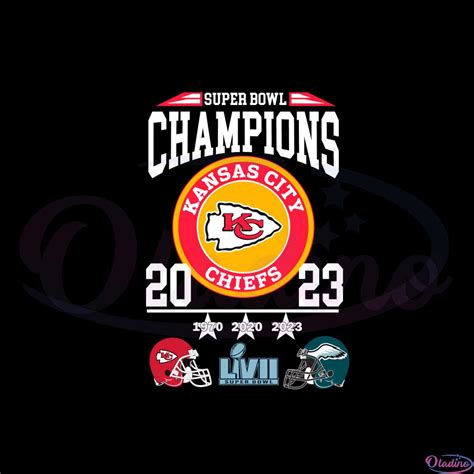 Kansas City Chiefs Victory Eagles Super Bowl Champions 2023 Svg