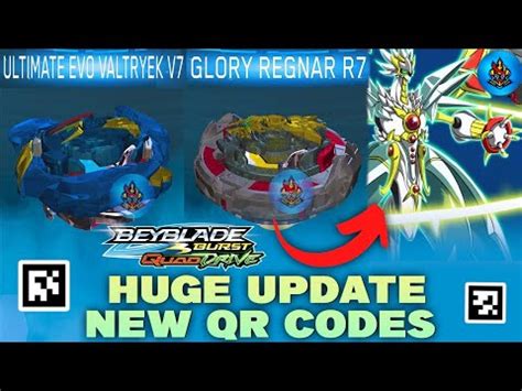 Huge Update Ultimate Evo Valtryek V Qr Code Glory Regnar R Qr Code Beyblade Burst App Youtube