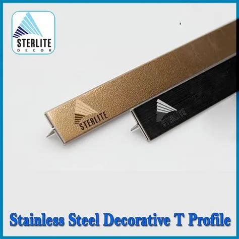 StainleSS Steel SS PVD Ti Color Coated Profiles For Interior Decor At