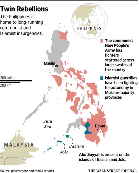 Terror Grows In Southern Philippines From Militants Linked To Islamic State Wsj