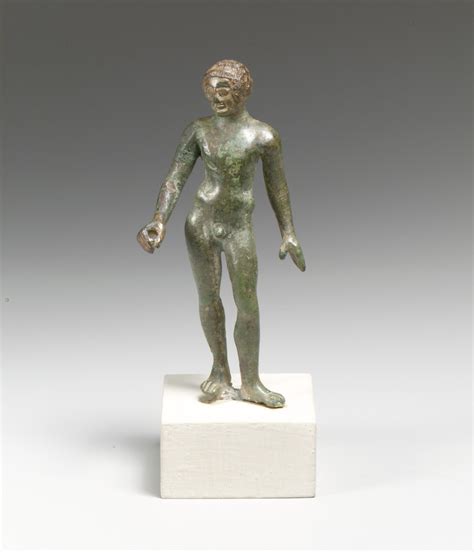 Bronze Statuette Of A Youth Etruscan Late Classical Early