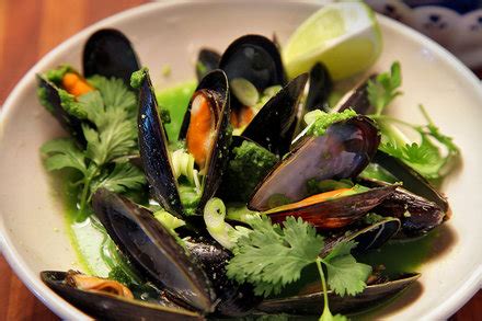 Spicy Green Mussels Recipe Nyt Cooking