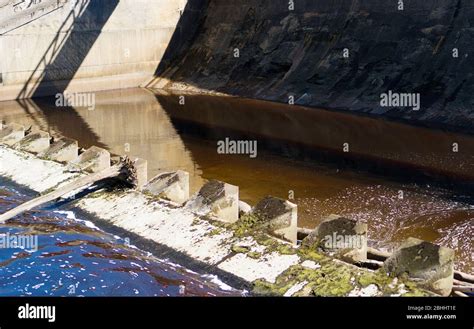 Small Hydroelectric Power Station In Estonia Stock Photo Alamy