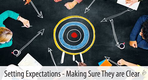 Setting Expectations - Making Sure They are Clear