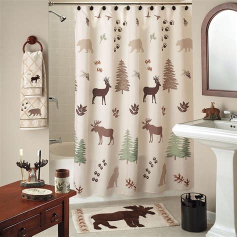 Free shipping on orders of $35+ and save 5% every day with your target redcard. Wilderness Lodge Shower Curtain Collection in 2020 ...