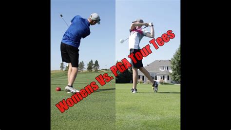 The Difference Between Pga Tour Tees And Womens Tees Amazing Golf
